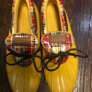 Authentic yellow Sperry Top Spider men’s size 10
